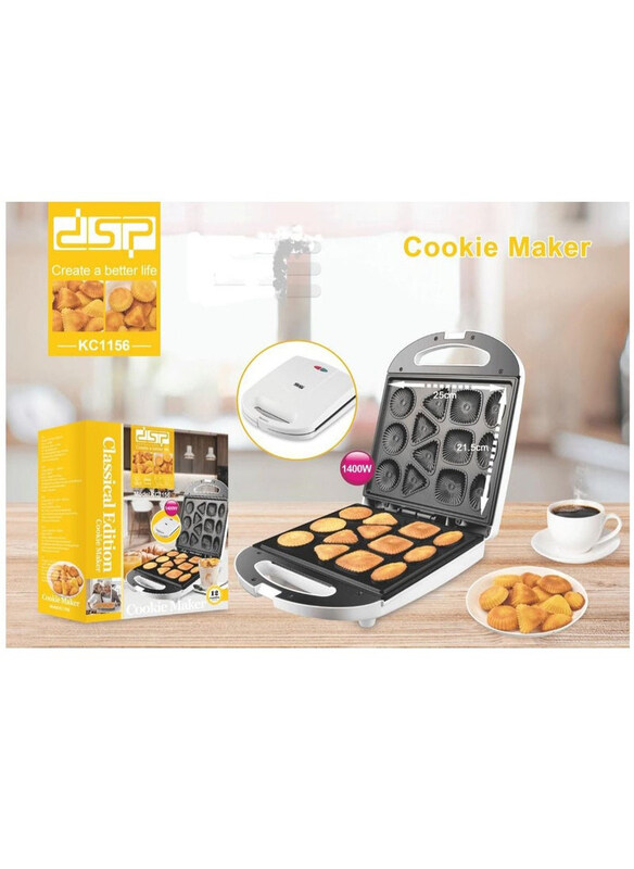 

DSP Cookie Maker, 1400W, KC1156, Black/White