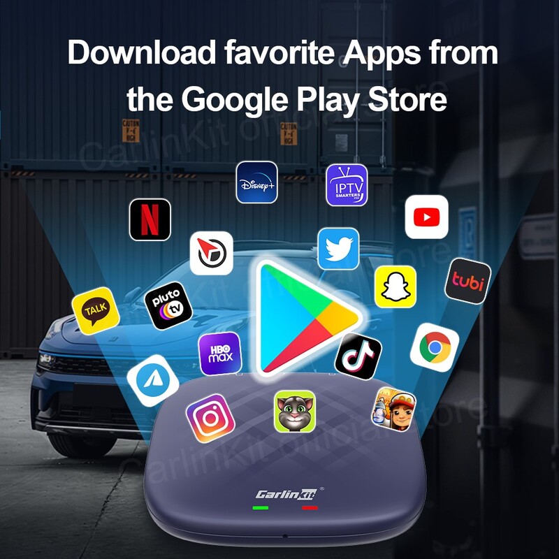 CarlinKit CPC200 TBOX Android 13 0 نظام CarPlay اللاسلكي 8 128 جيجابايت