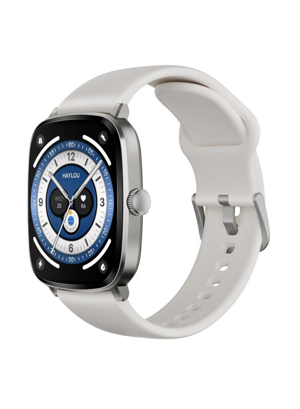 

Haylou 2.01 Inch Smartwatch with Blood Monitor, Silver