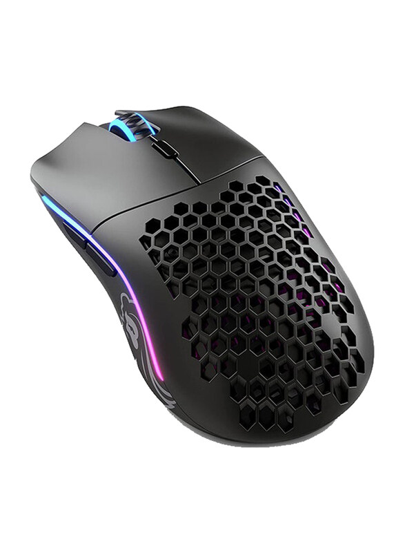 

Generic Glorious Black Gaming Mouse Wireless Model O Minus Gaming Wireless Mouse for PC Games, Matte Black
