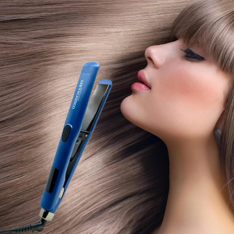 Professional Hair Straightener Titanium Plate 1 75