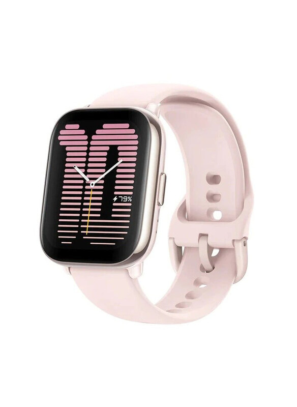 

Amazfit Active Smartwacth with 100 Plus Watch Faces and Long Lasting Battery, Pink