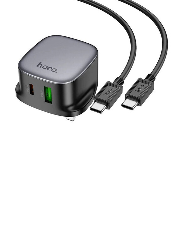 

Specton CS32B PD20W+QC3.0 Charger Set Dual Port C to C, Black