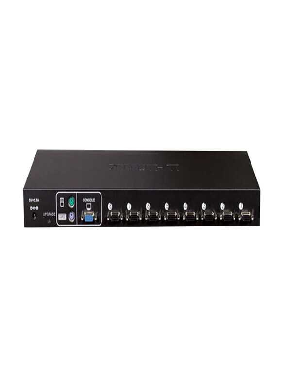 

D-Link 8-Port Rackmountable Combo Kvm Network Switch, Black