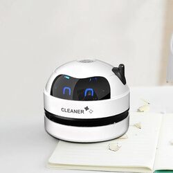 Desk Vacuum Cleaner Rechargeable Mini Desktop Vacuum Cleaner Desk Vacuum Cleaner Desktop Vacuum Cleaner for Crumbs Dusts Hair in Office Kitchen Mimera