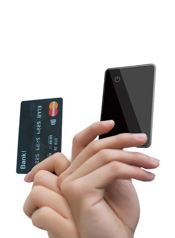 

Generic Micflip Smart Card Ultra Thin Wallet Finder Smart Tracker, Black