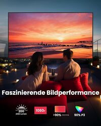 جهاز عرض صغير NEBULA Capsule 3 1080p ذكي 200 ANSI Lumen مع تلفزيون Google الرسمي المدمج في Netflix Dolby Digital صورة 120 بوصة، بطارية مدمجة مع 25 ساعة من وقت التشغيل