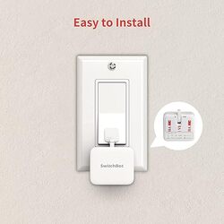 SwitchBotvoice or appcontrolled device that mechanically turns any rocker switch and button onoff White SWITCHBOT BOT