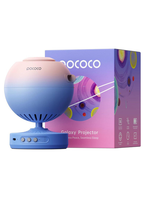 

Pococo Galaxy Lite Star Projector Night Light Lamp for Kids Room, Pink/Blue