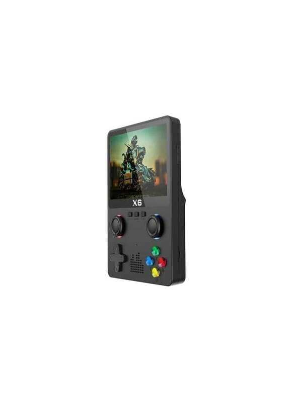 

Generic X6 Handheld Game Console, Built-in 32GB Retro Game Console 10000+ Classic Games 3.5 Inch Screen OCA IPS 11 Emulator, Black