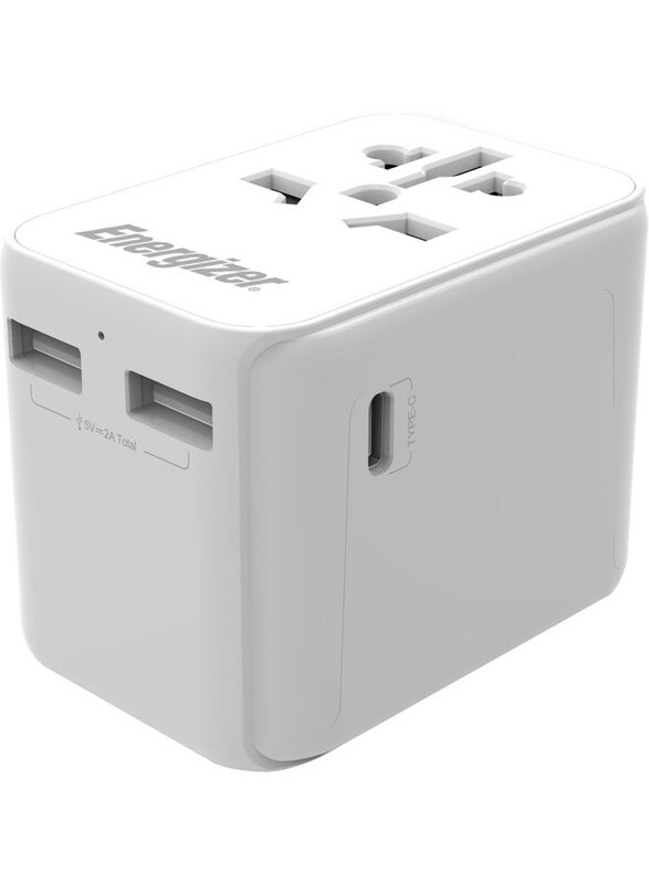 

Energizer International Travel Adapter, White