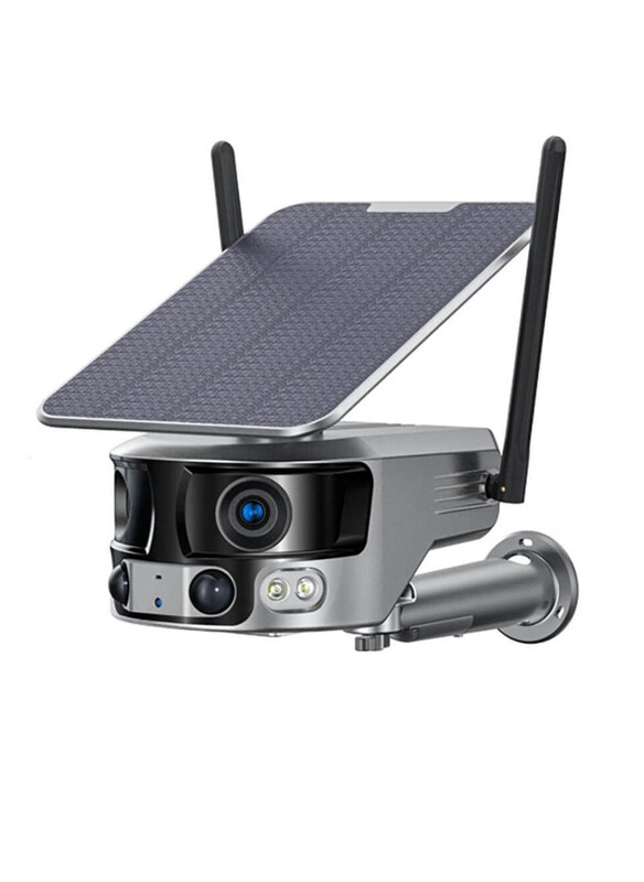 

Generic Dual Lens 4K Solar Camera, Grey