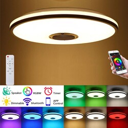 Smart Bluetooth Music Ceiling Light APP and Remote Control