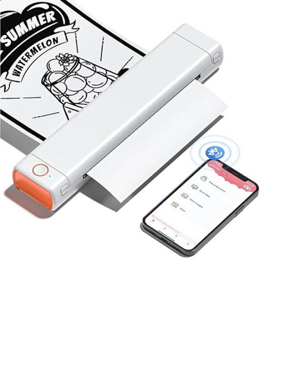 

Generic Phomemo Portable Printers Wireless for Travel, White