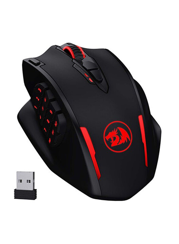 

N/a Redragon M913 Impact Elite Wireless Gaming Mouse for PC, Black