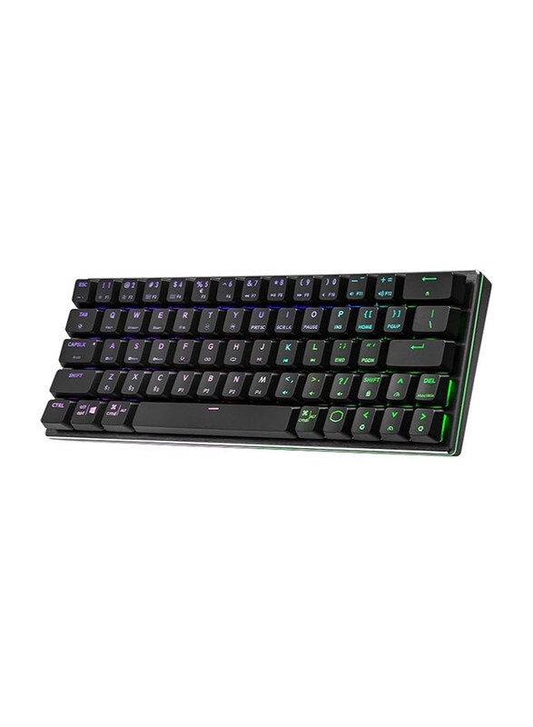 

Generic Cooler Master SK622 60% Mechanical Keyboard with Low Profile Blue Switches for PC, Black