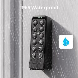 لوحة المفاتيح الذكية SwitchBot لـ SwitchBot LockKeyless Home EntryIP65 مقاوم للماء، يدعم كلمات المرور الافتراضية لأمن المنزل، عمر البطارية عامين