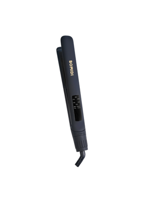 BOMIDI HS2 Hair Straightener With Bottom Rotation Gear AdjustmenT Black