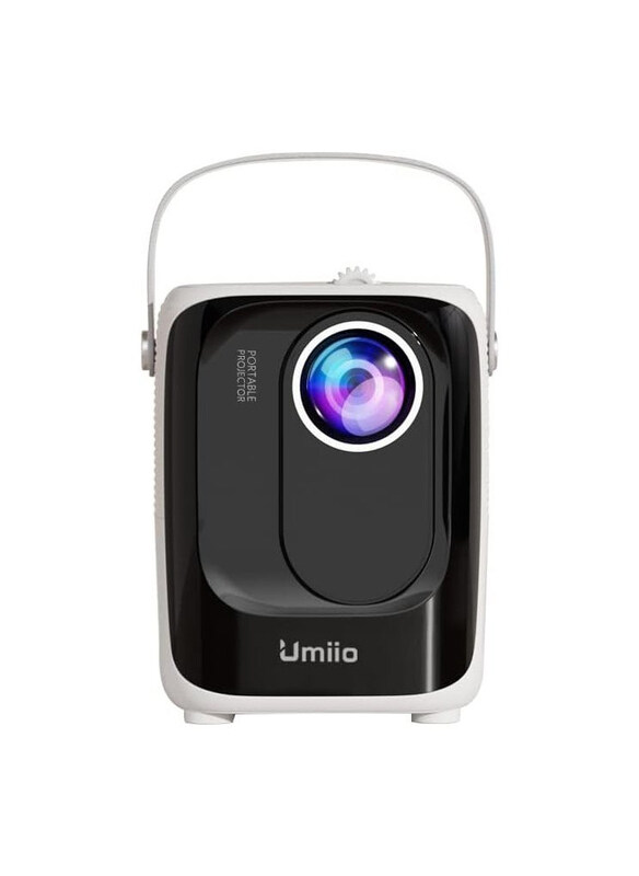 

Umiio Android Video Projector With 5G Wifi & Bluetooth, Ultra Hd Supported, A007 Chip Intelligence Portable Movie Projector, White