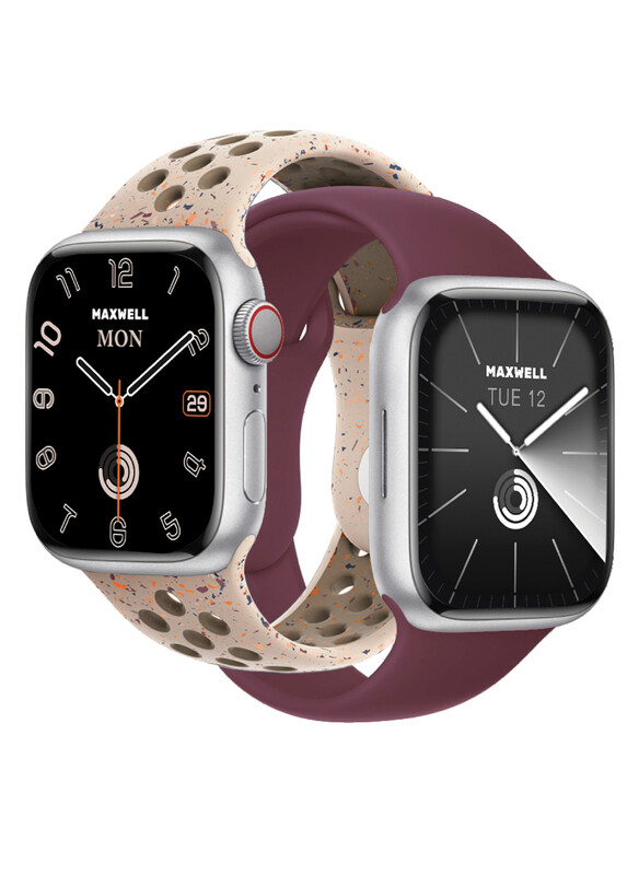 

Maxwell Mw Series 9 Smartwatch with Dual Strap, Multicolour