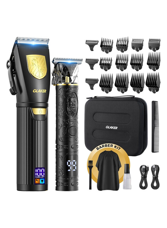 

Glaker 6026 + 1019 High Performance Pro Clipper Kit, Black/Gold