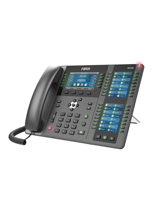 

Fanvil X210 4.3-Inch Color Display Enterprise VoIP Phone, Black