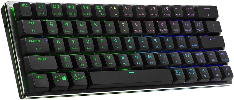 Cooler Master SK622 Wireless 60% Mechanical Keyboard with Low Profile Blue Switches WiredSK 622 GKTL1 US