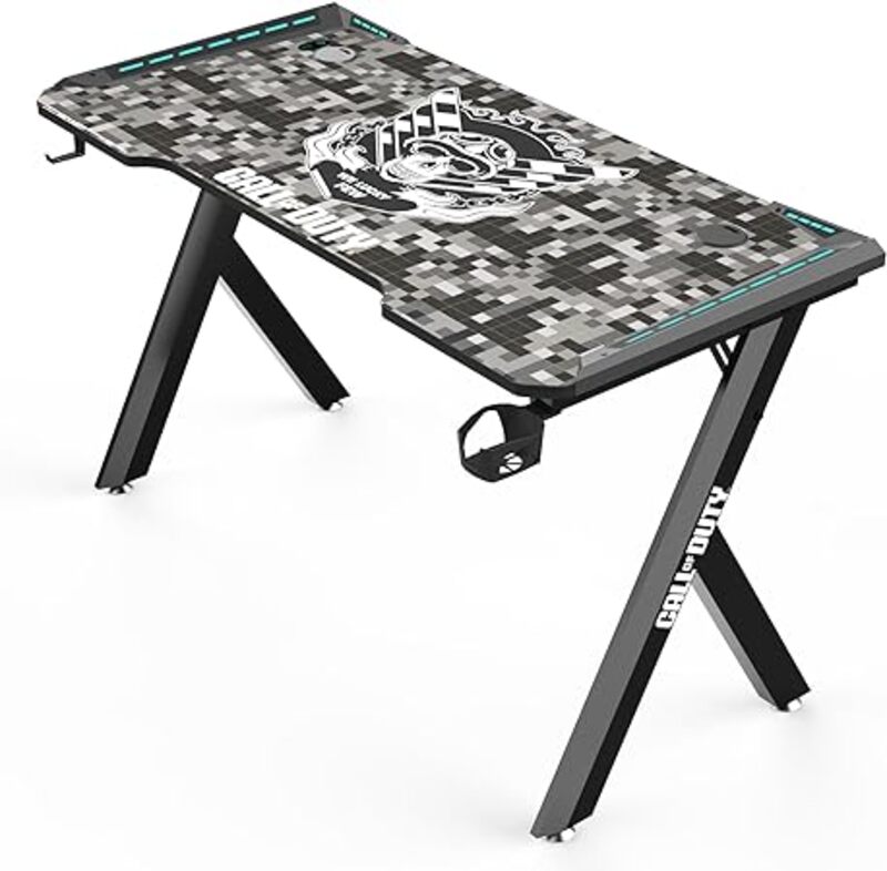 Call Of Duty (COD) Hawksbill Series RGB Flowing Light Gaming Desk COD-HAWKSBILL-02