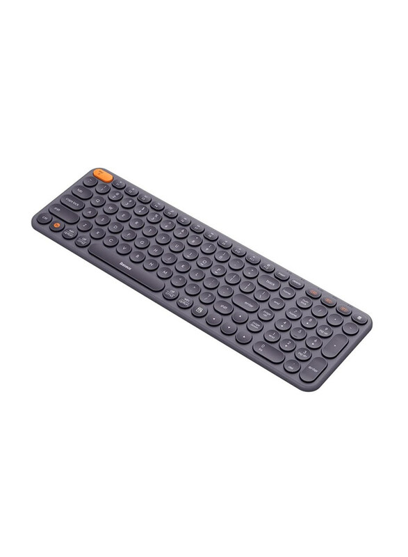 

Generic Baseus K01B Tri-Mode Wireless Multi-Device Keyboard for Computer Desktop PC Laptop and Windows, Black