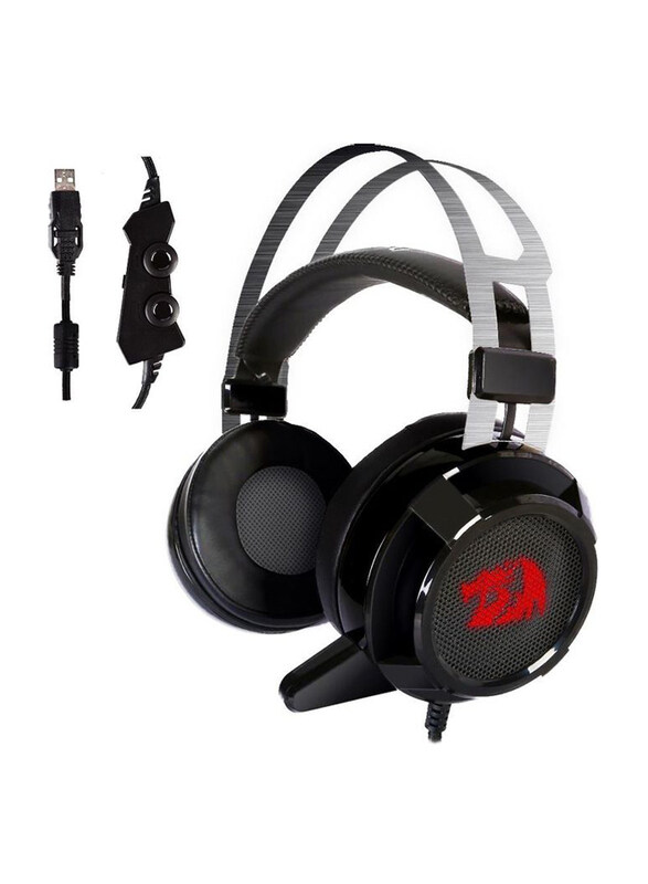 

Multiple Redragon On Ear Gaming Headset, H301USB-1, Black