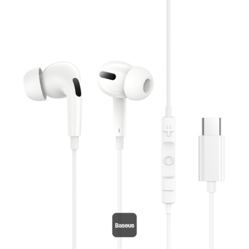 

Baseus Encok CZ18 Wired In-Ear Headphones, White