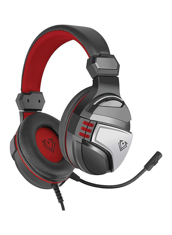 

Multiple Vertux Malaga Amplified Stereo Wired Gaming Headset For PS4/PS5/XOne/XSeries/NSwitch/PC, Grey/Red