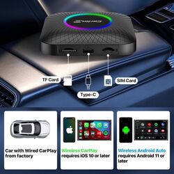 Carlinkit Android 13 Ai Box 4G LED Version 8 128GB