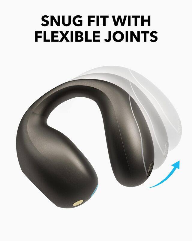 

Soundcore C40i by Anker Open Ear Earbuds Clip On Headphones Flexible Joint Design Button Controls Lightweight Comfort