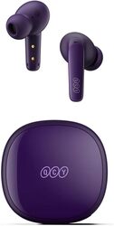 QCY T13X TWS Wireless Earbuds With 53 Bluetooth4 Microphones With ENC Noise CancellationWater ResistancTouch Controls  Long Battery Life  Purple