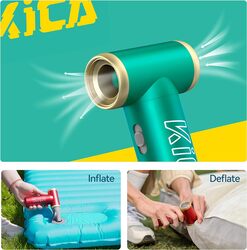 KICA Jetfan 2 Electric Air Blower,Air Duster for Computer Keyboard House Cleaning Car Dust Hair Drying Air Inflation Camera Lens
