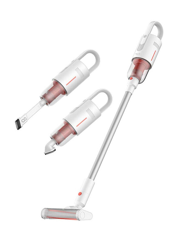 

Deerma Cordless Handheld Vacuum Cleaner with 3 Brush Heads, VC20, White