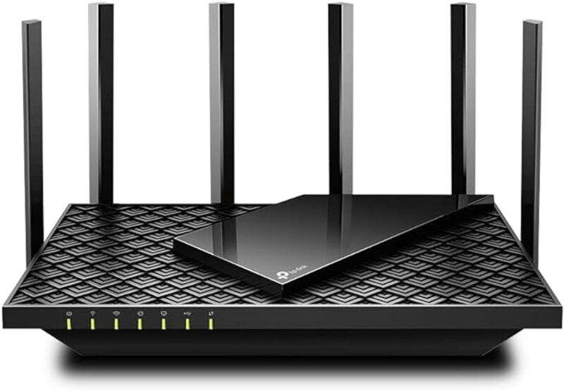 TPLink Archer AX72 wireless router Gigabit Ethernet Dualband 24 GHz 5 GHzBlack