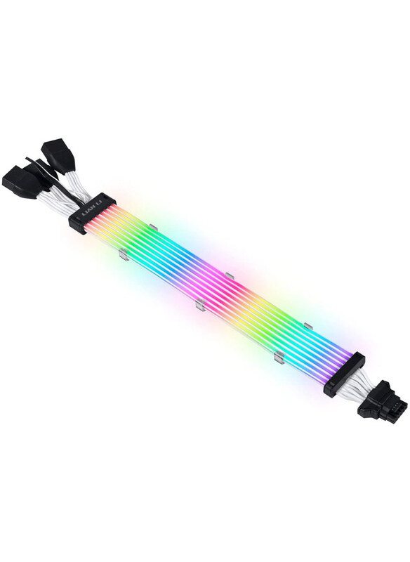 

N/a Lian Li Strimer Plus V2 8 Light Guides ARGB Extension Cable, Multicolour