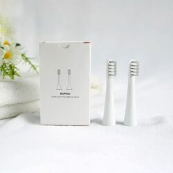 Bomidi T501 Electric Toothbrush Replacement Heads 1Pack2pcs Brush HeadsWhite