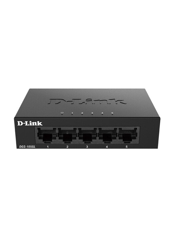 

D-Link 5-Port Gigabit Ethernet Switch, Black
