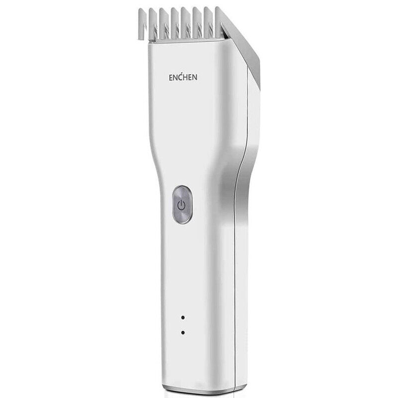 

Enchen Boost Wireless Multi-Function Electric Hair Clipper & Shaver 2 Speed Control Nano Ceramic Cutting Head 5800rpm 1500mAh Type-C Charger - White