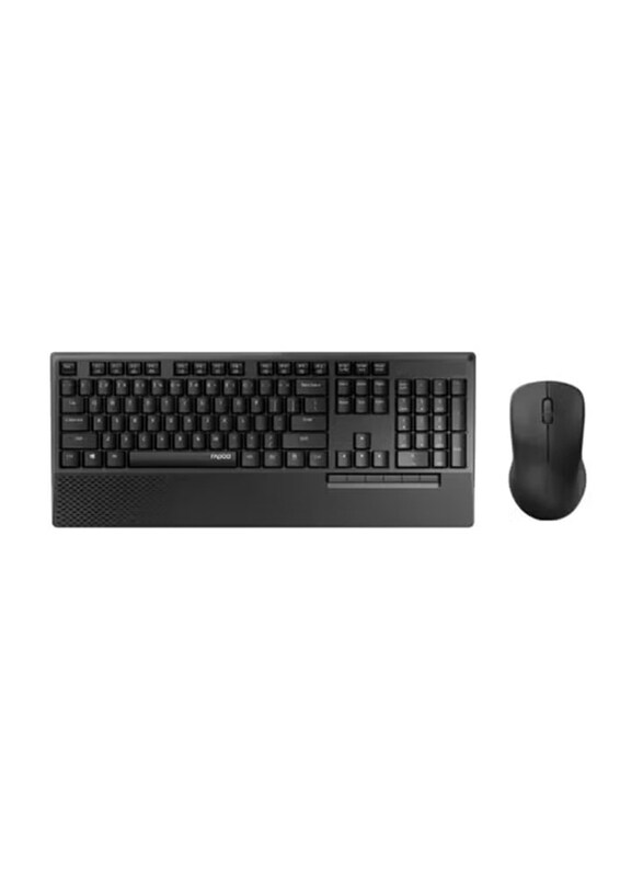 

Rapoo Wireless Optical Keyboard and Mouse Combo, X1960, Black