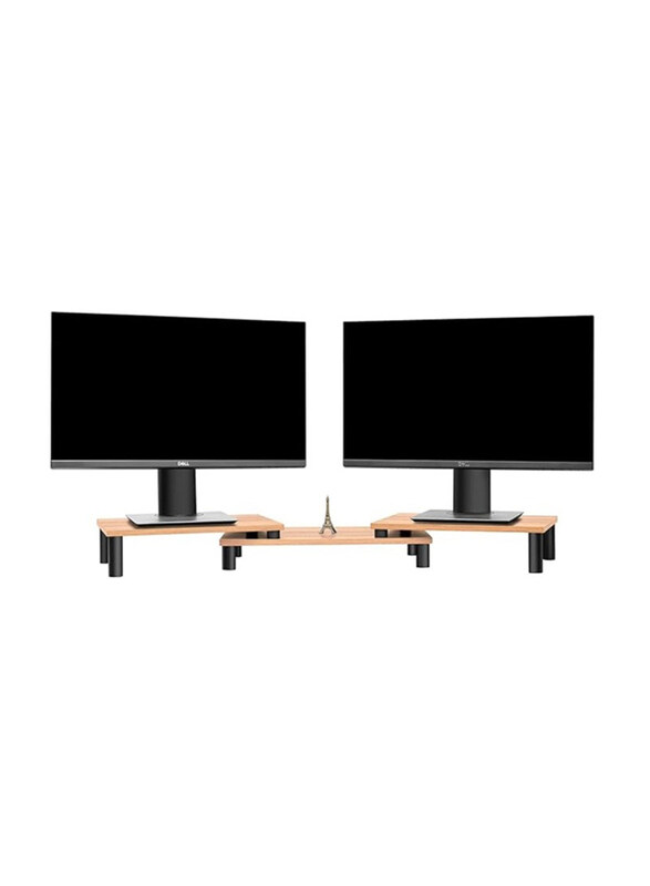 

Generic Upergo ID-42 Solid Wood Monitor Riser, Brown/Black