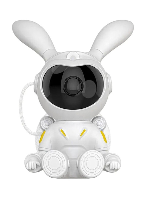 

Generic Starry Sky Moon Bunny Astronaut Projector Lamp Nebula Night, White