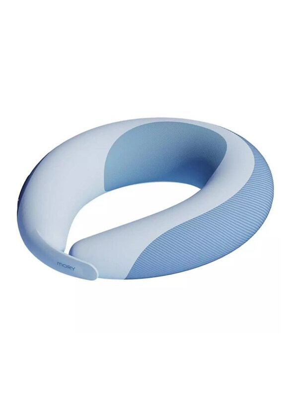 

Mory N02 4D Mini Smart Neck Massager Pillow, White/Blue