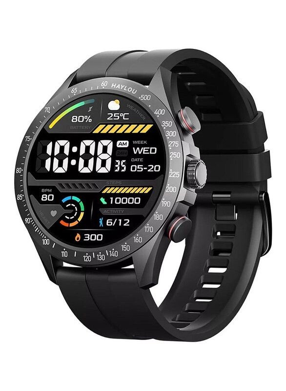 

Haylou Solar Pro 1.43 Inch Smartwatch with Amoled HD Display, Black