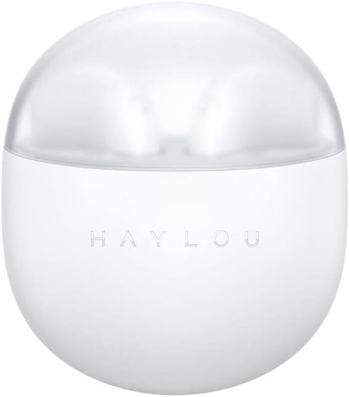 Haylou X1 NEO سماعات أذن لاسلكية حقيقية بلوتوث 50 إلغاء الضوضاء IPX5 مقاومة للماء عمر البطارية 15 ساعة أبيض