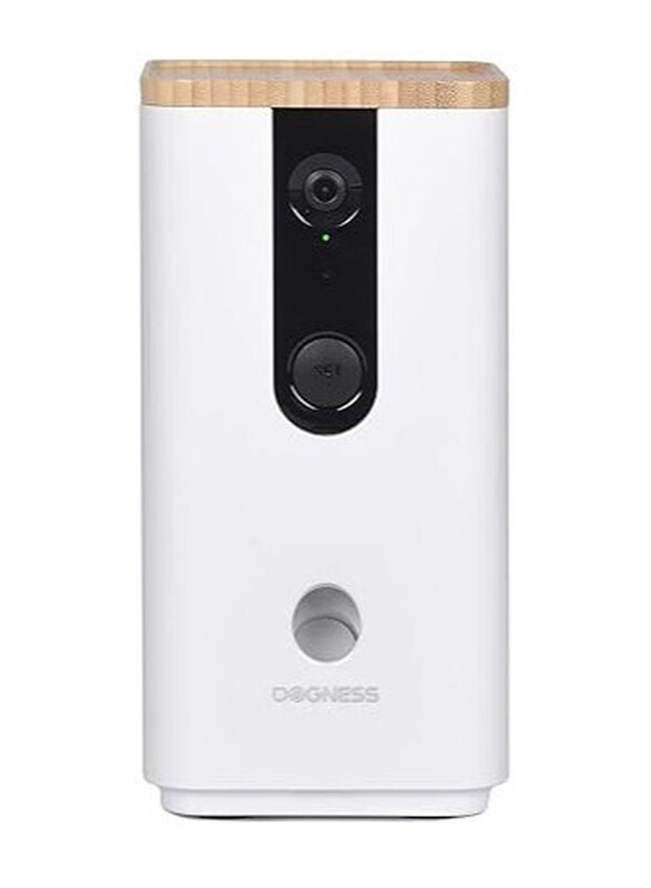 

Generic Pet Camera with Treat Dispenser for Dogs & Cats, White