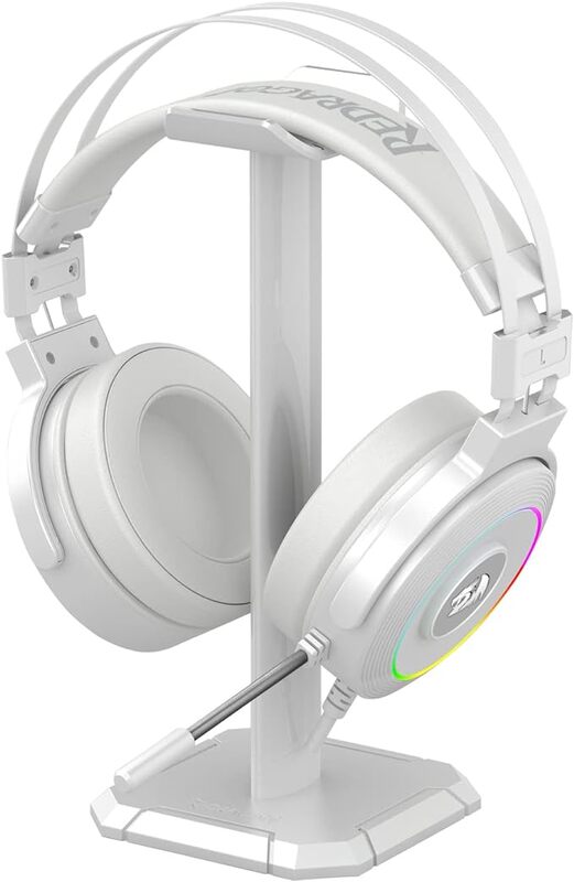 Redragon LAMIA 2 white USB RGB Gaming Headset w/stand